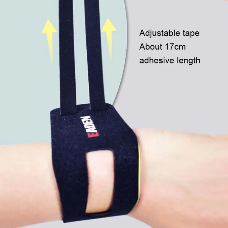 1 Pair EADEN Sports Wrist Brace Yoga Fitness TFCC Support Wrist Cover, Size: S(Comfortable Black)