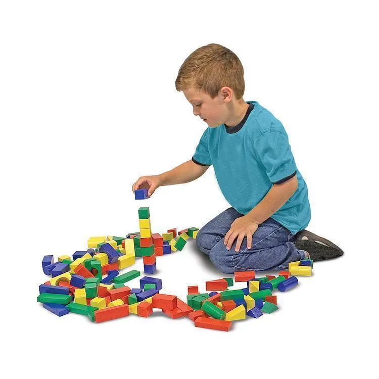 100 Wood Blocks Set