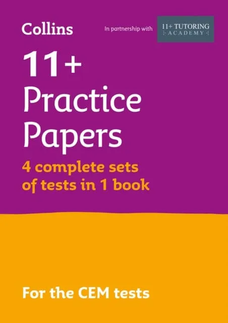 11  Verbal Reasoning, Non-Verbal Reasoning & Maths Practice Papers (Bumper Book with 4 sets of tests): For the 2023 Cem Tests by Collins 11 