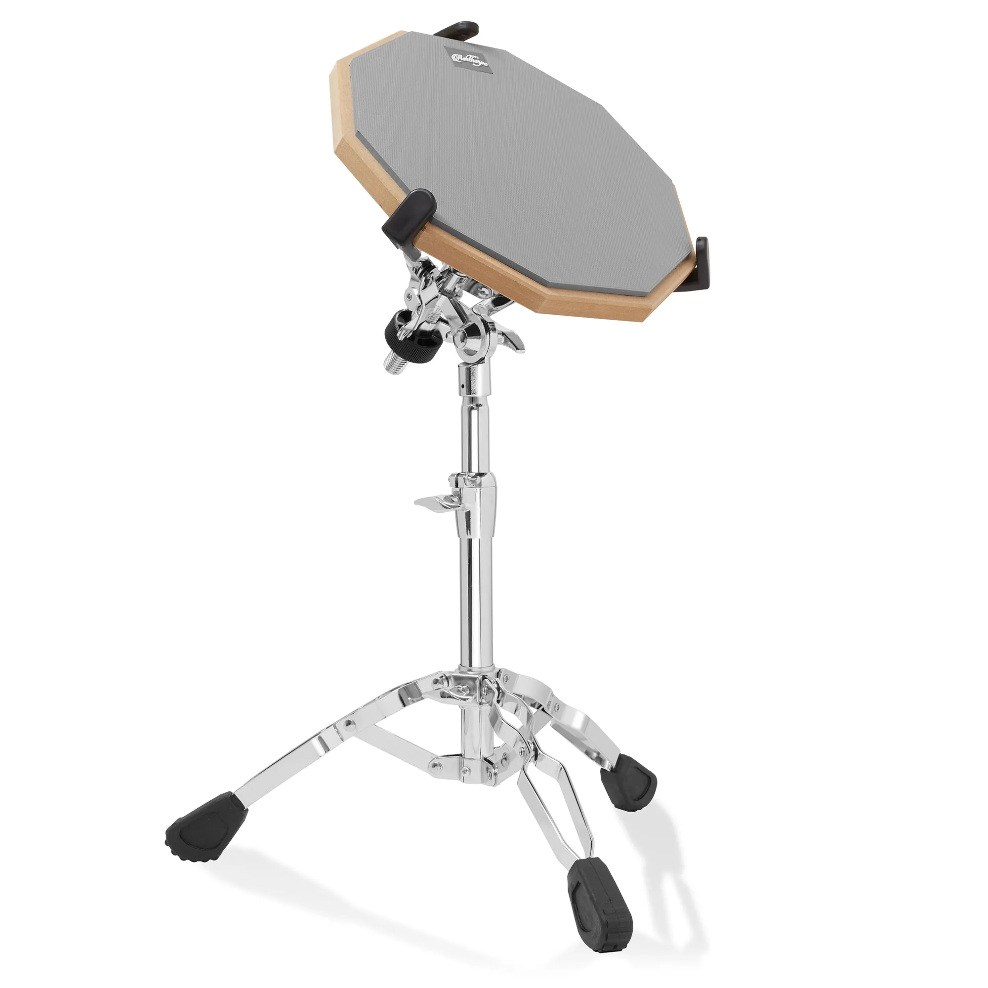 12-Inch Drum Practice Pad Set with Stand