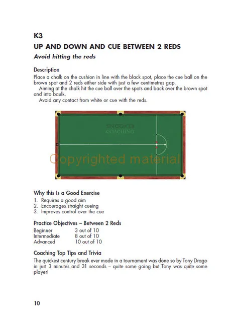 147 Snooker Drills and Exercises