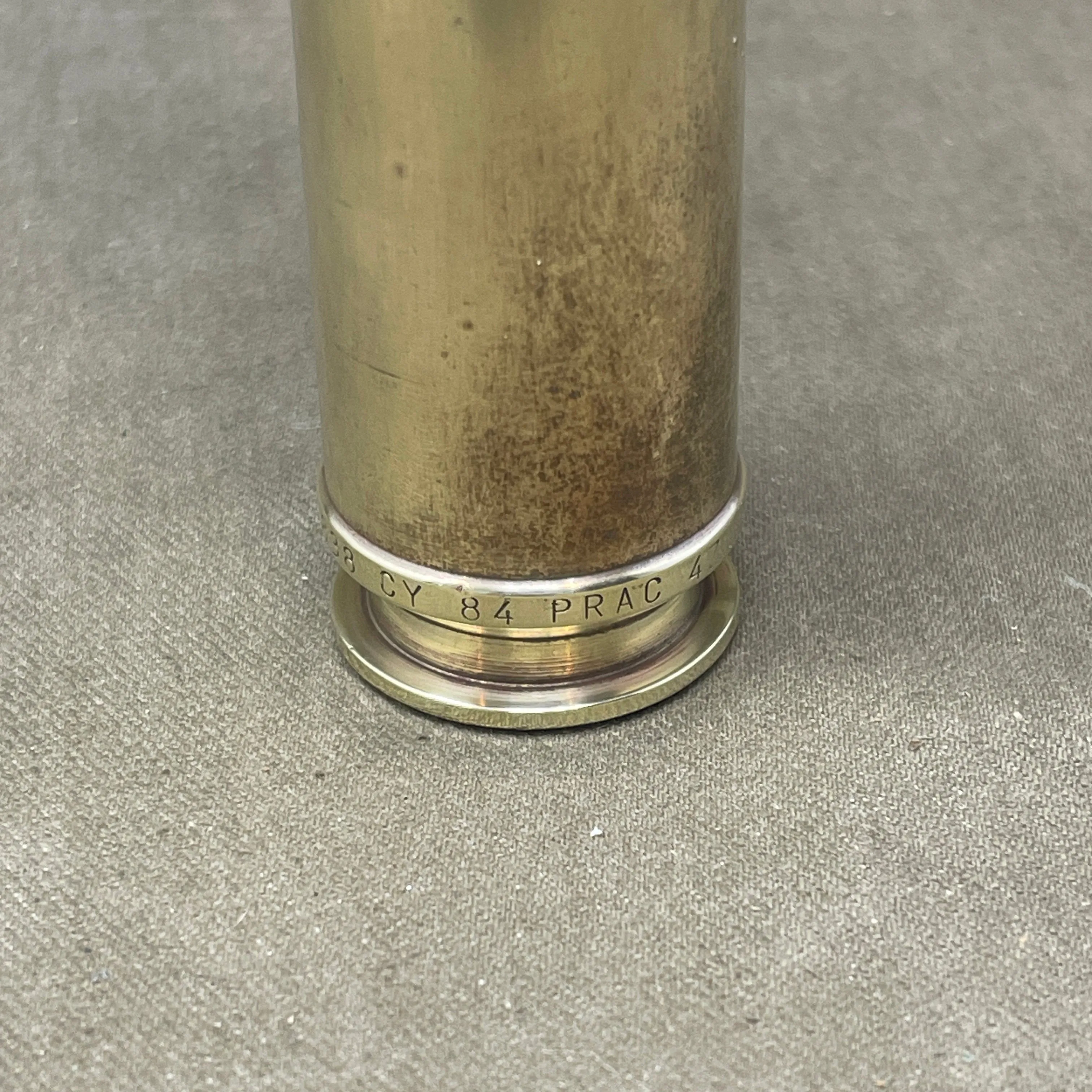 30mm  838 CY 84 PRAC 42 Projectile & Brass Cartridge Case