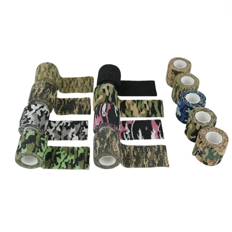 4.5m X 5cm Self-Adhesive Non-Woven Outdoor Camouflage Tape Bandage(Wetland Camouflage No. 6)