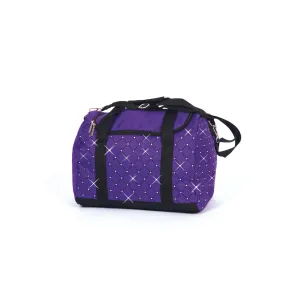 5020 Jerry's Figure Skating Diamond Crystal Carry All Skate Bag Purple