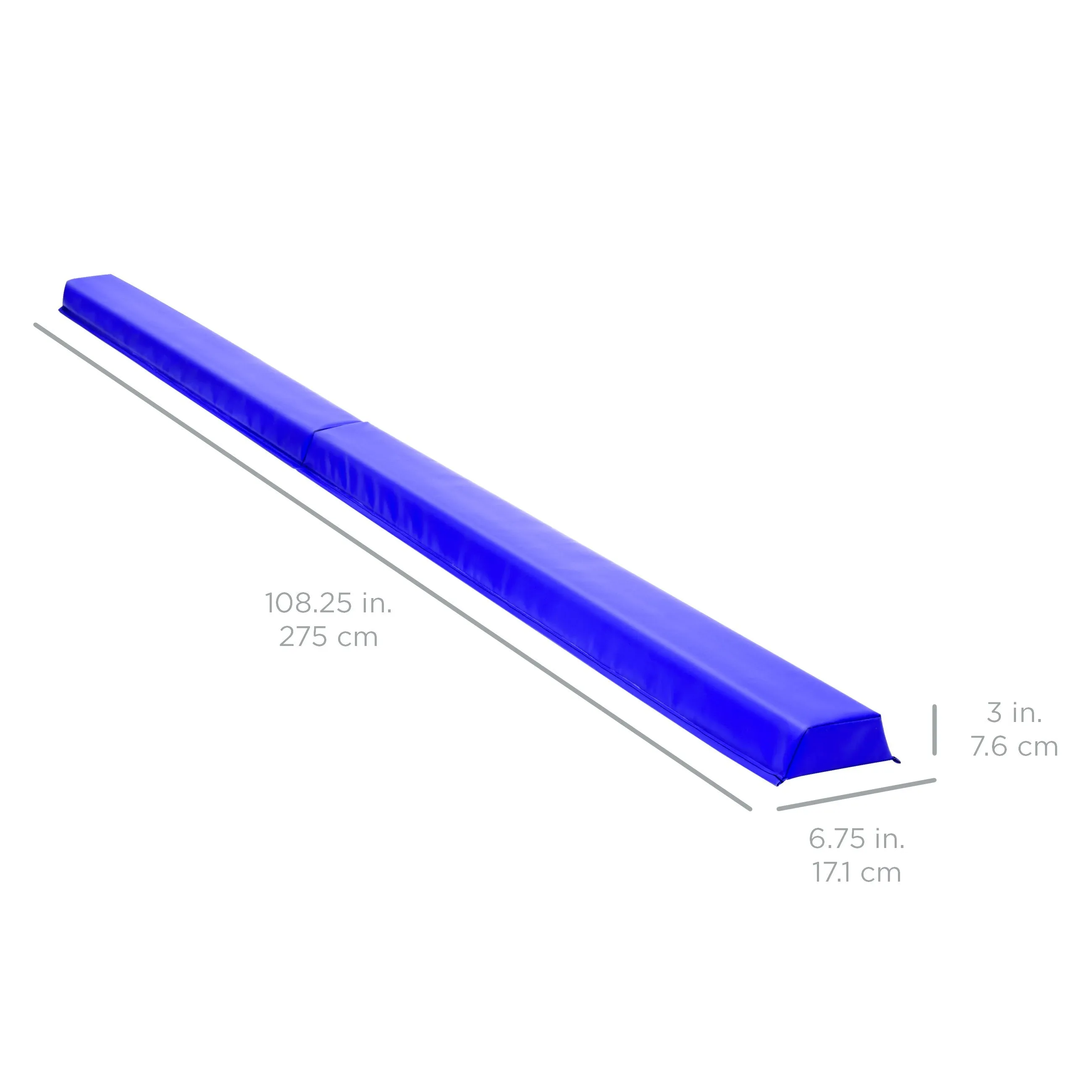 9ft Full Size Folding Floor Balance Beam for Gymnastics and Tumbling