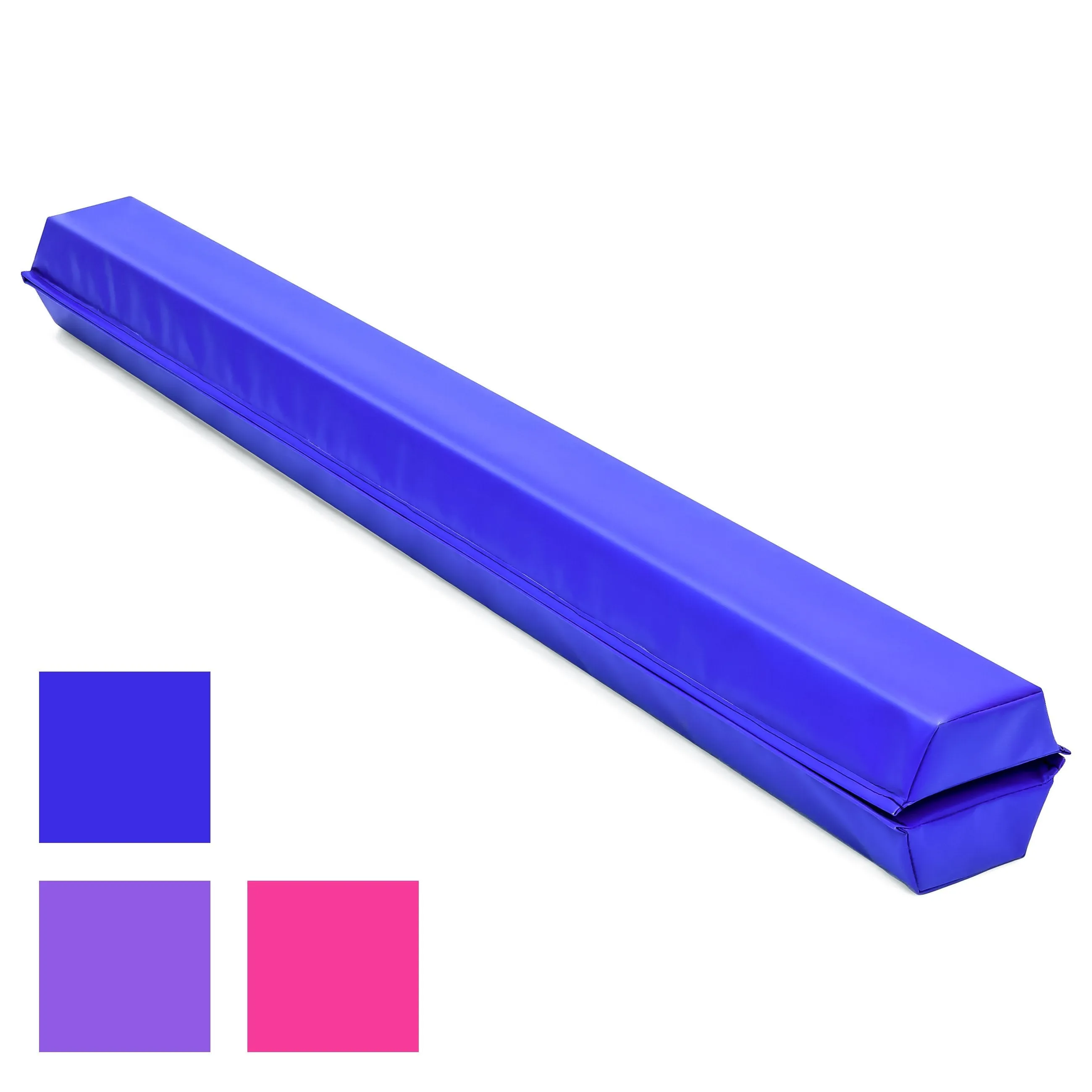 9ft Full Size Folding Floor Balance Beam for Gymnastics and Tumbling