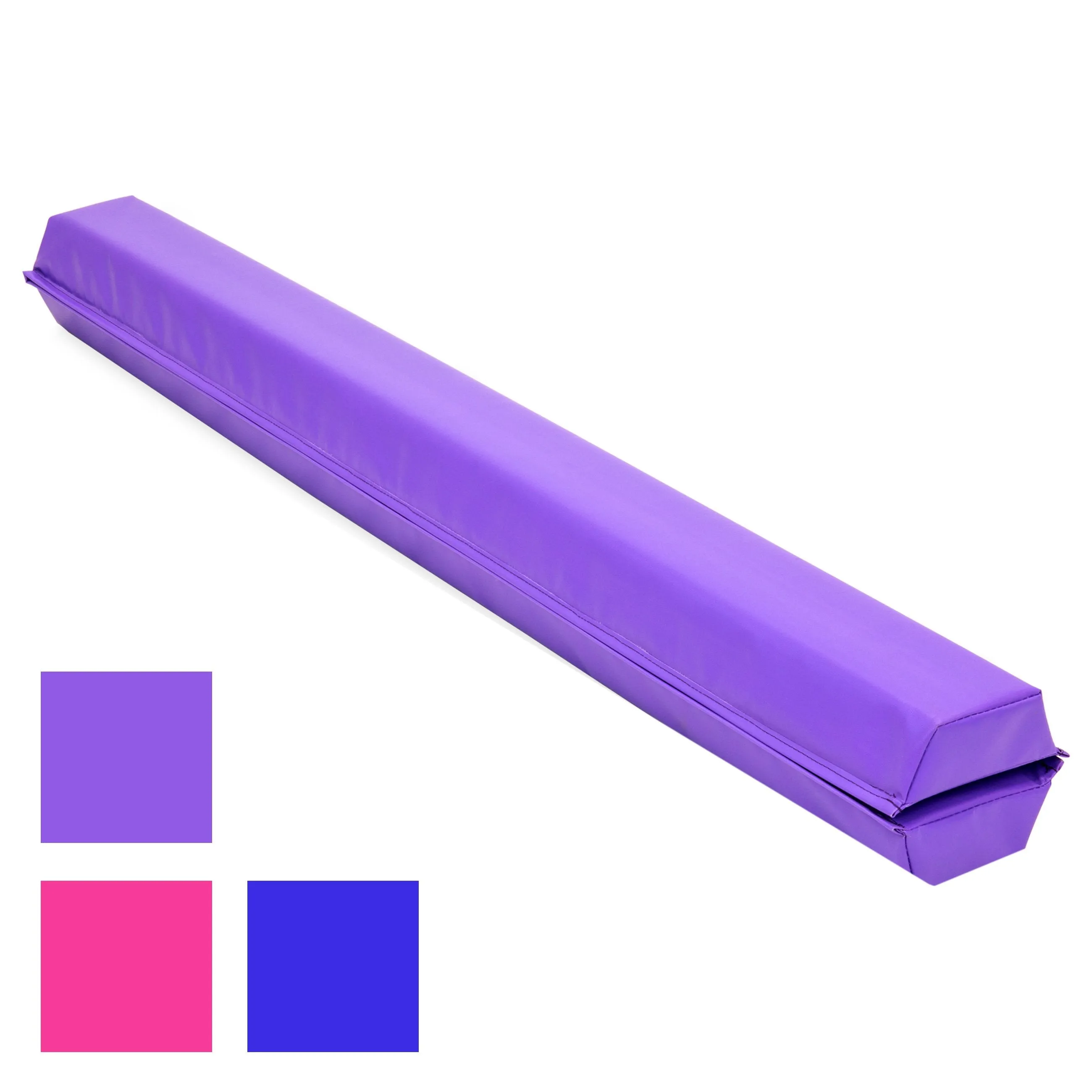 9ft Full Size Folding Floor Balance Beam for Gymnastics and Tumbling