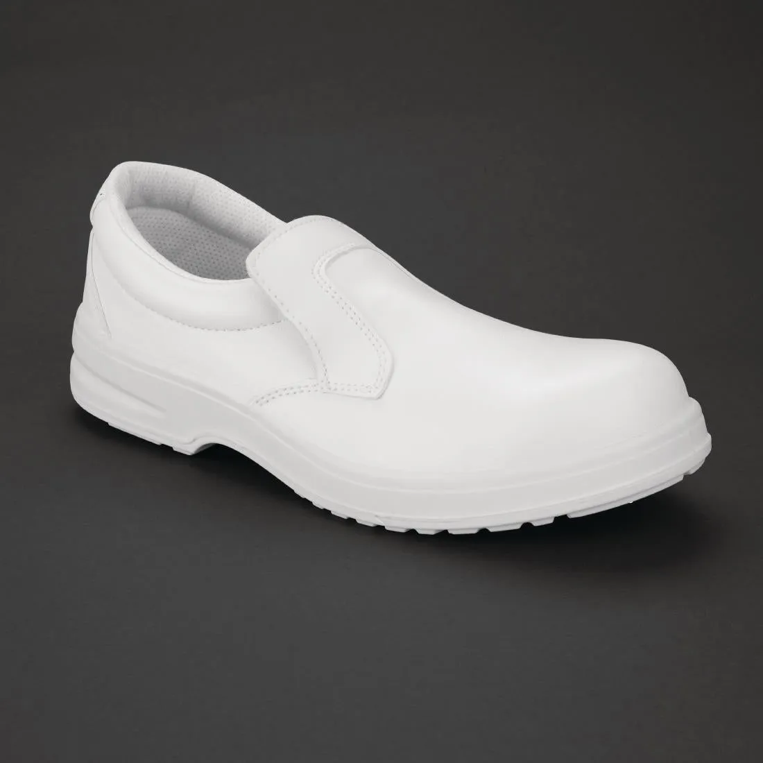 A801-39 Slipbuster Lite Unisex Safety Slip On White Size 39