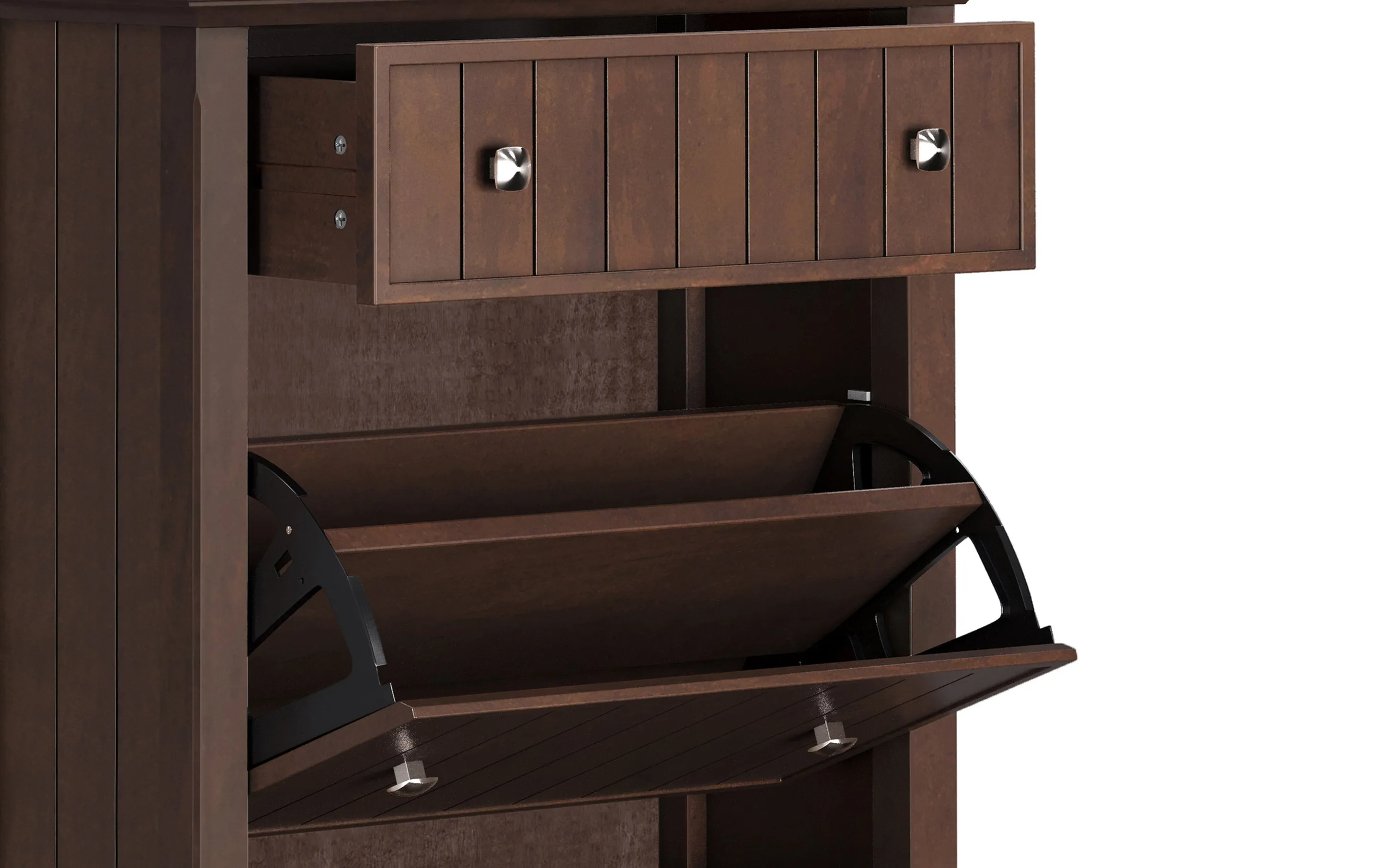 Acadian Entryway Shoe Storage Cabinet