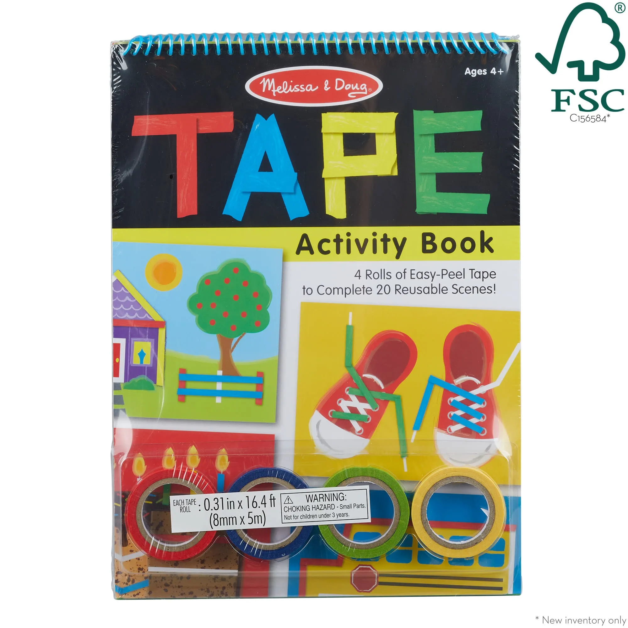 Activity Book 2-Pack: Scissor Skills, Tape Activity Book