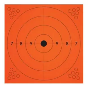 Adhesive Target, Orange (10 Pack) - 13x13"