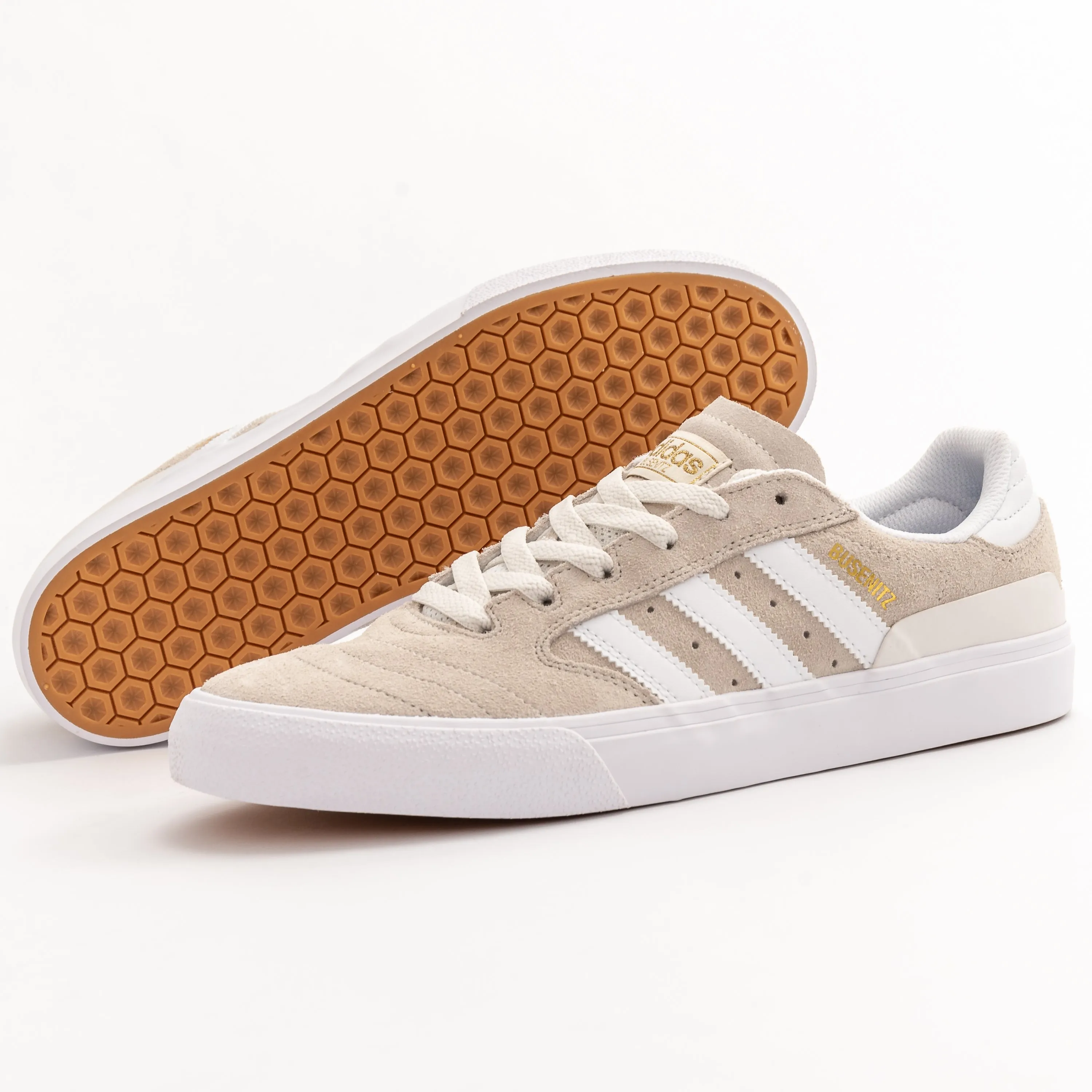 Adidas - Busenitz Vulc II (White/White/Gold) *SALE