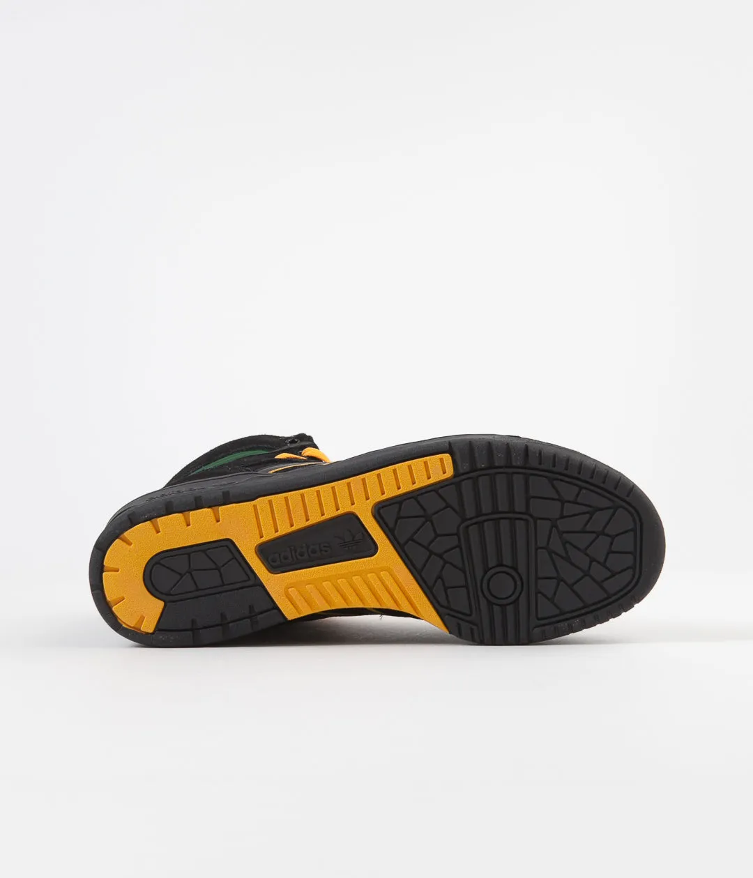 Adidas Rivalry Hi OG 'Na-Kel' Shoes - Core Black / Collegiate Gold / Collegiate Green