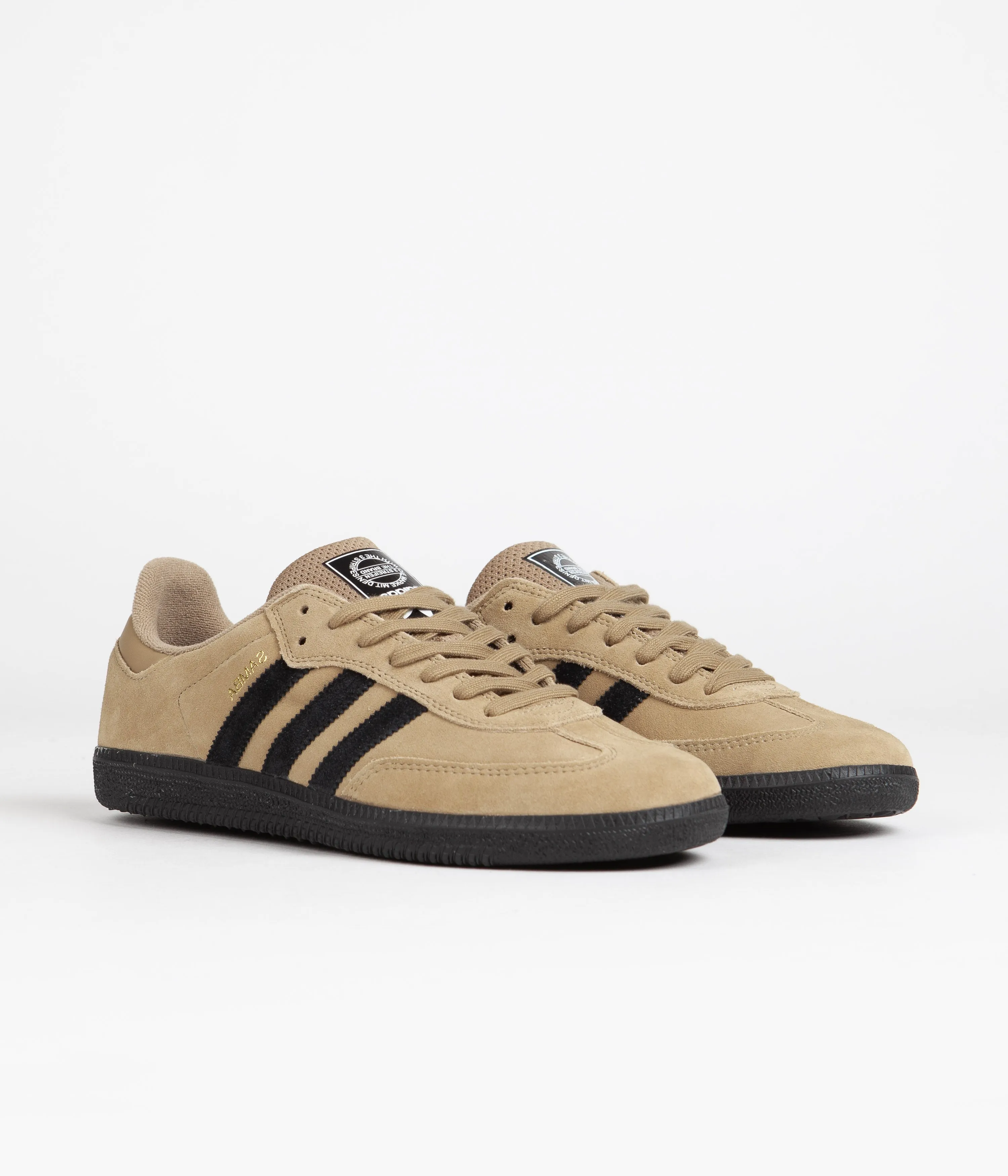 Adidas Samba ADV Shoes - Cardboard / Core Black / Bluebird