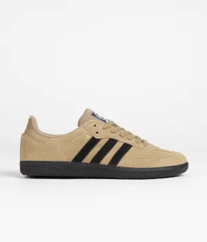 Adidas Samba ADV Shoes - Cardboard / Core Black / Bluebird