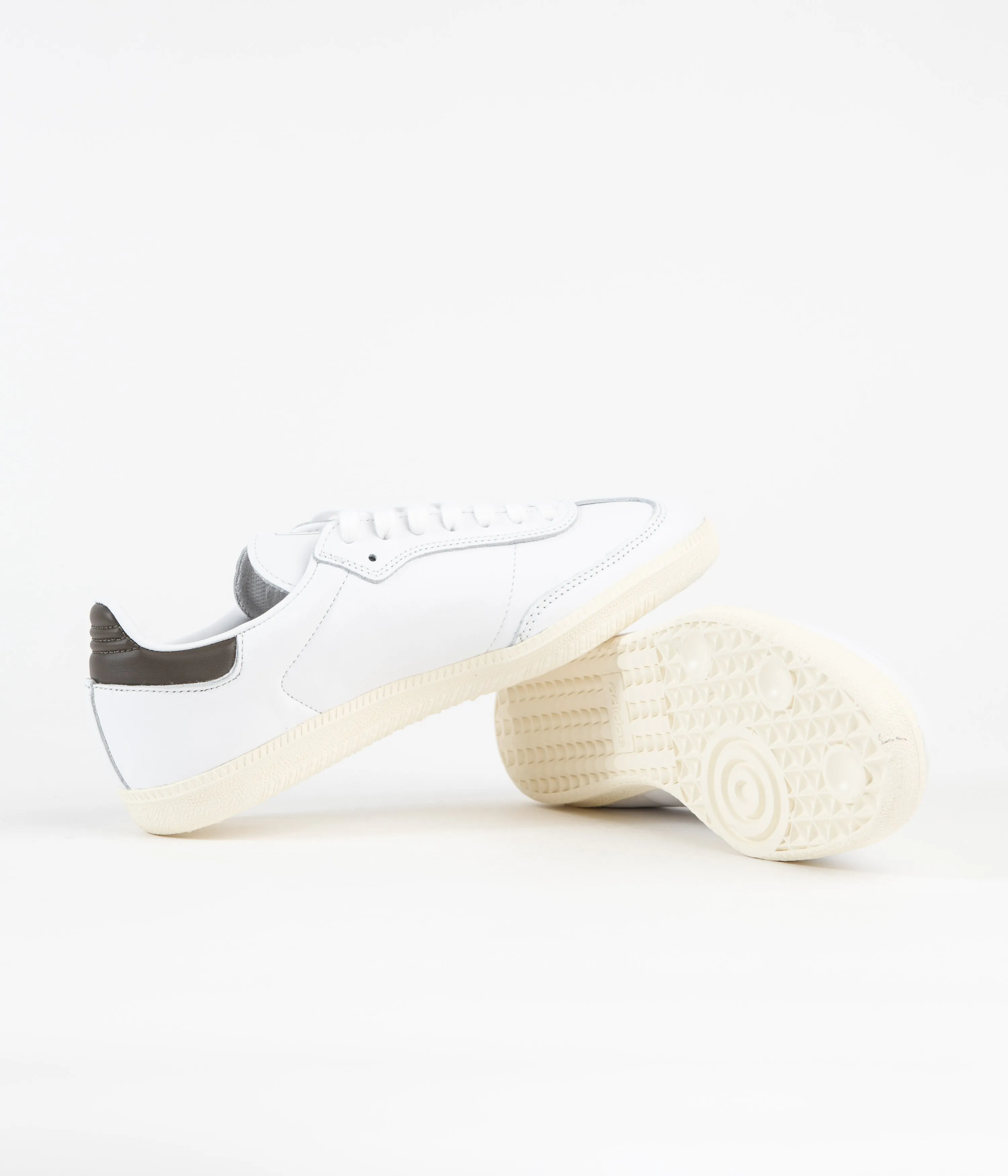 Adidas Samba ADV Shoes - FTWR White / FTWR White / Shadow Olive