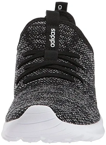 adidas Women's Cloudfoam Pure Running Shoe, black/black/white, 8 Medium US