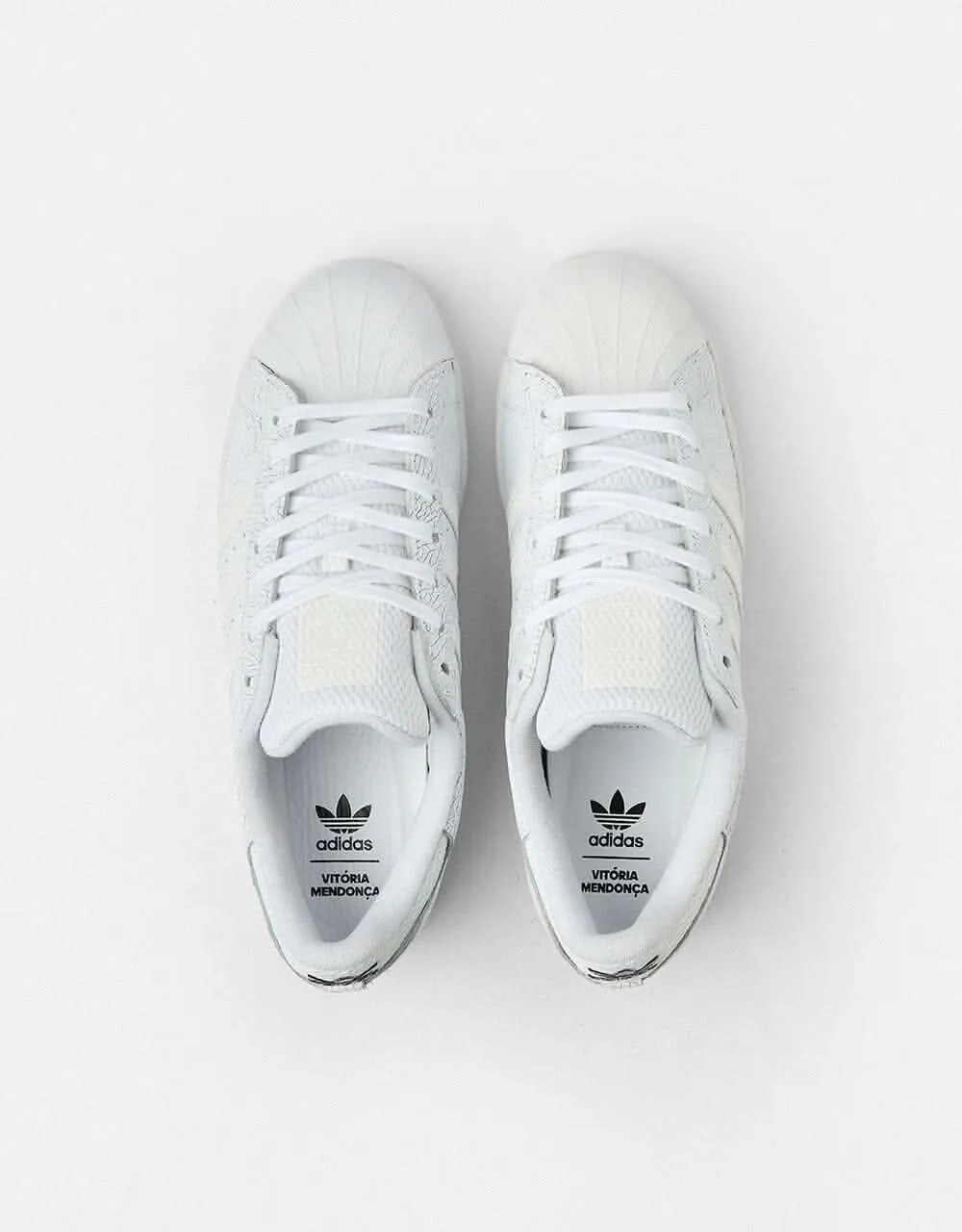 adidas x Vitoria Superstar ADV Skate Shoes - White/Core Black/White