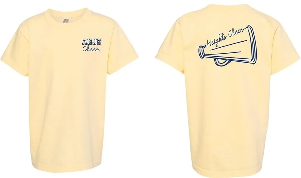 AHJS Cheer Yellow T-Shirt