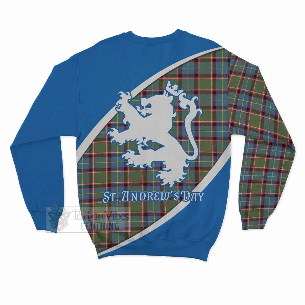 Aikenhead Family Crest Tartan Sweatshirt Celebrate Saint Andrew's Day in Style