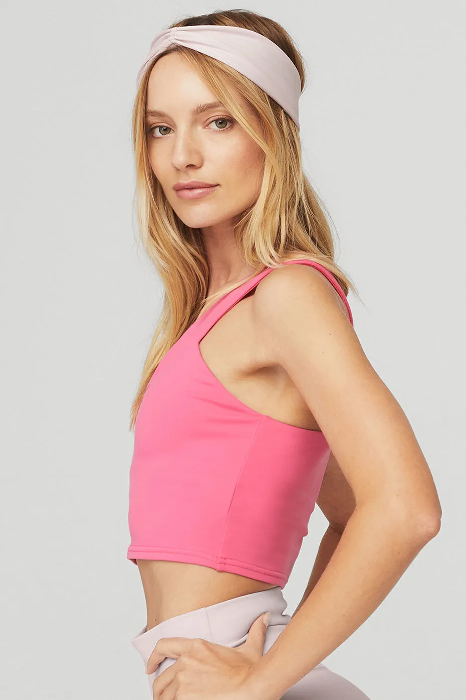 Airbrush Real Bra Tank - Pink Fuchsia