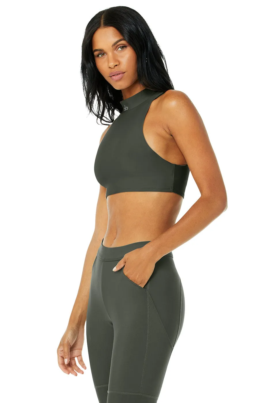 Airlift Fuse Bra Tank - Dark Cactus