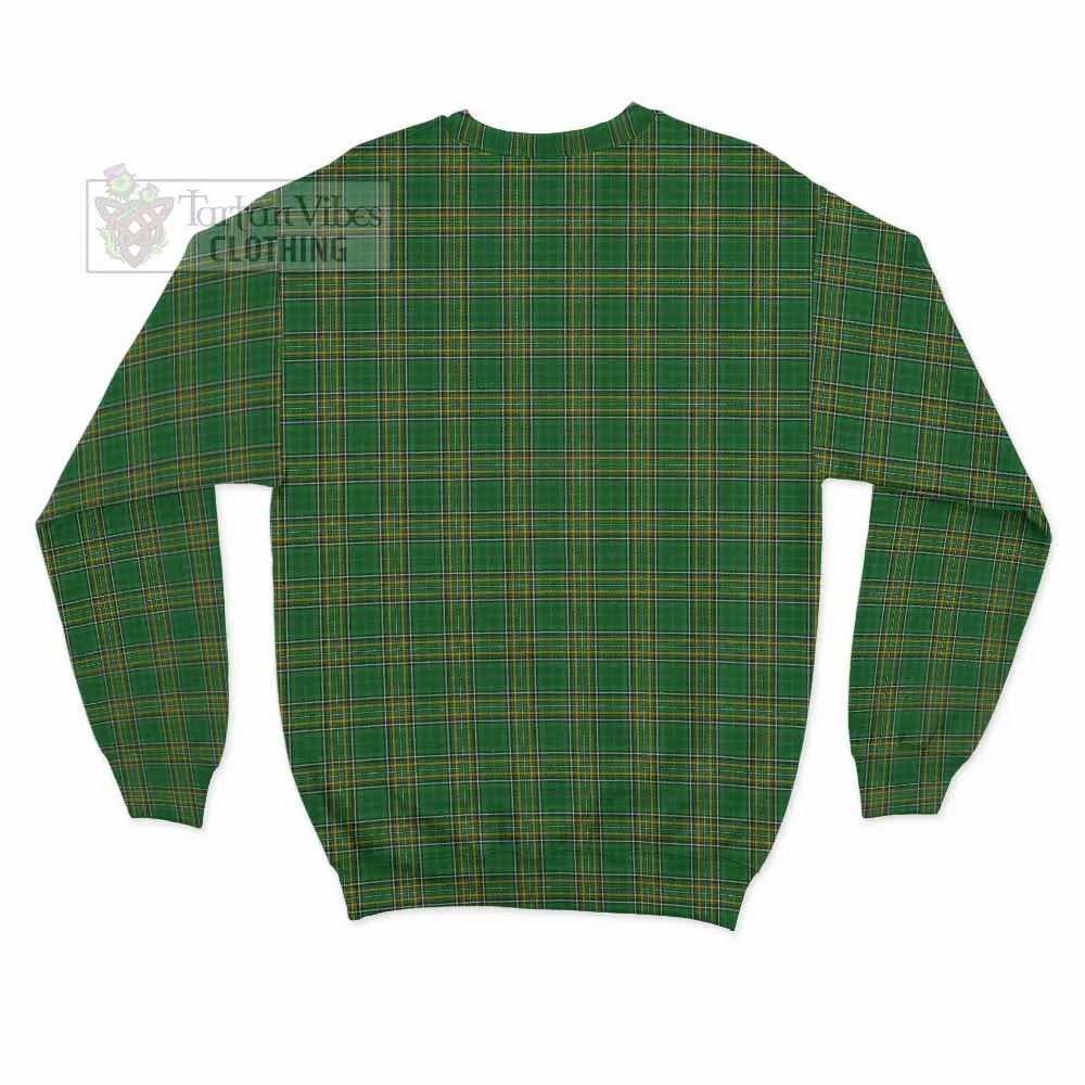 Aldborough Irish Clan Tartan Sweatshirt with Coat of Arms