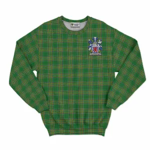 Aldborough Irish Clan Tartan Sweatshirt with Coat of Arms