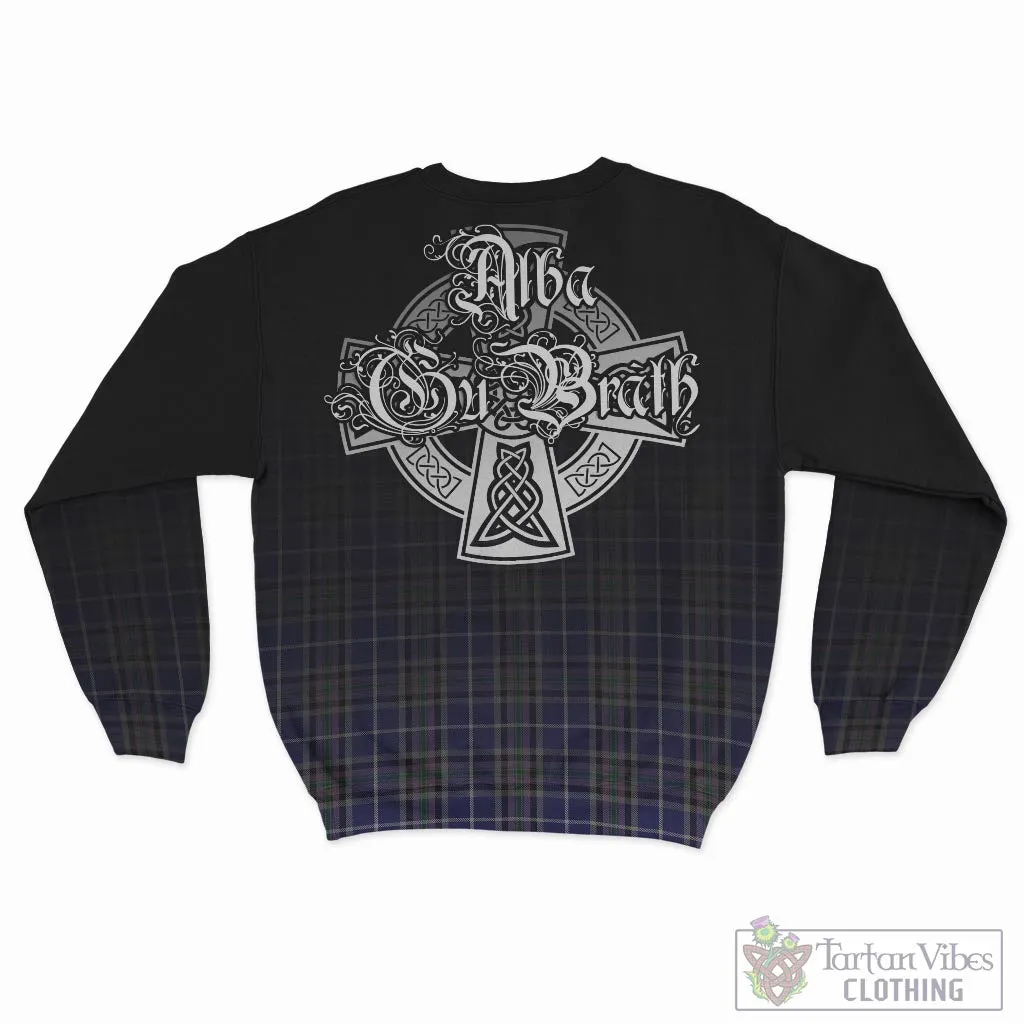 Alexander of Menstry Tartan Sweatshirt Featuring Alba Gu Brath Family Crest Celtic Inspired