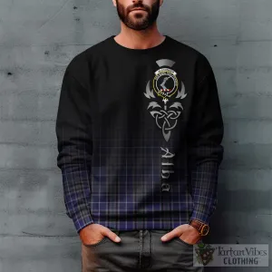 Alexander of Menstry Tartan Sweatshirt Featuring Alba Gu Brath Family Crest Celtic Inspired