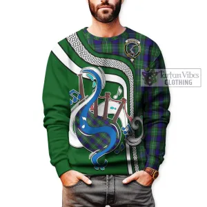 Alexander Tartan Sweatshirt with Epic Bagpipe Style