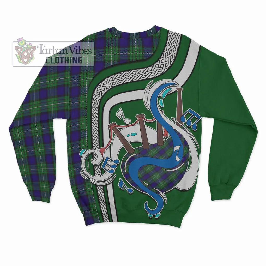 Alexander Tartan Sweatshirt with Epic Bagpipe Style