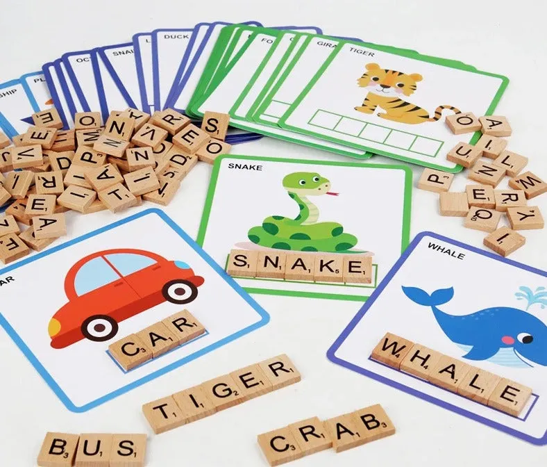 Alphabet Learning and Practice Spelling Game - 100 Pieces