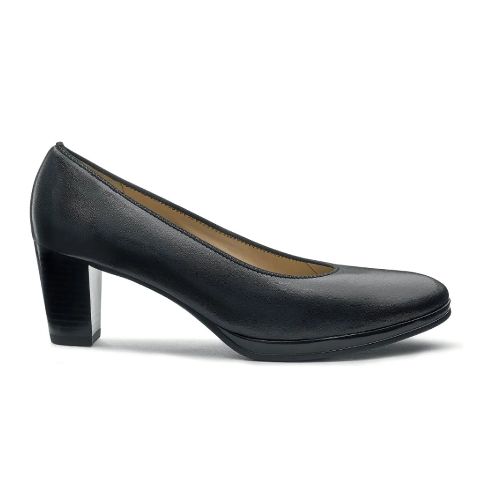 Ara Ophelia Pump (Women) - Black Nappa Leather