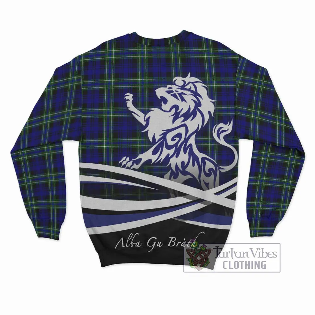 Arbuthnot Modern Tartan Sweatshirt with Alba Gu Brath Regal Lion Emblem