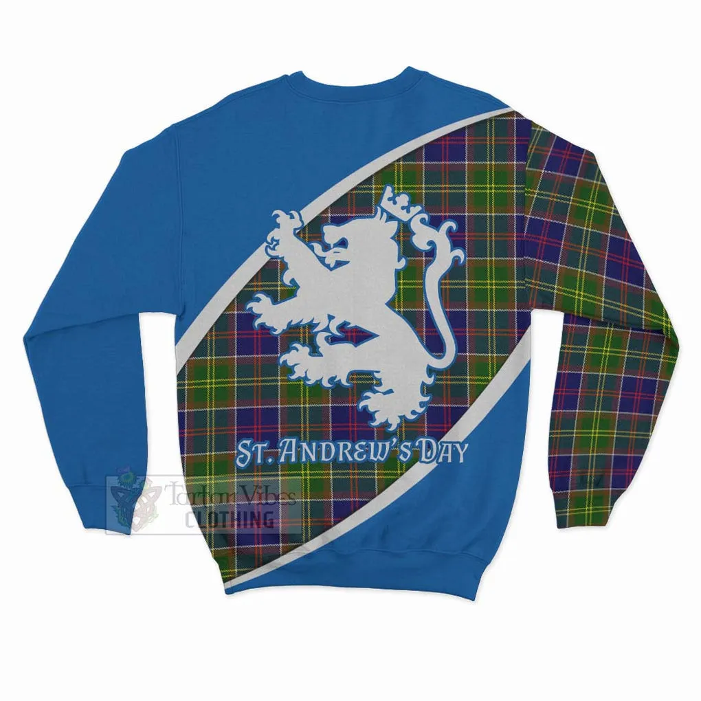 Arnott Family Crest Tartan Sweatshirt Celebrate Saint Andrew's Day in Style