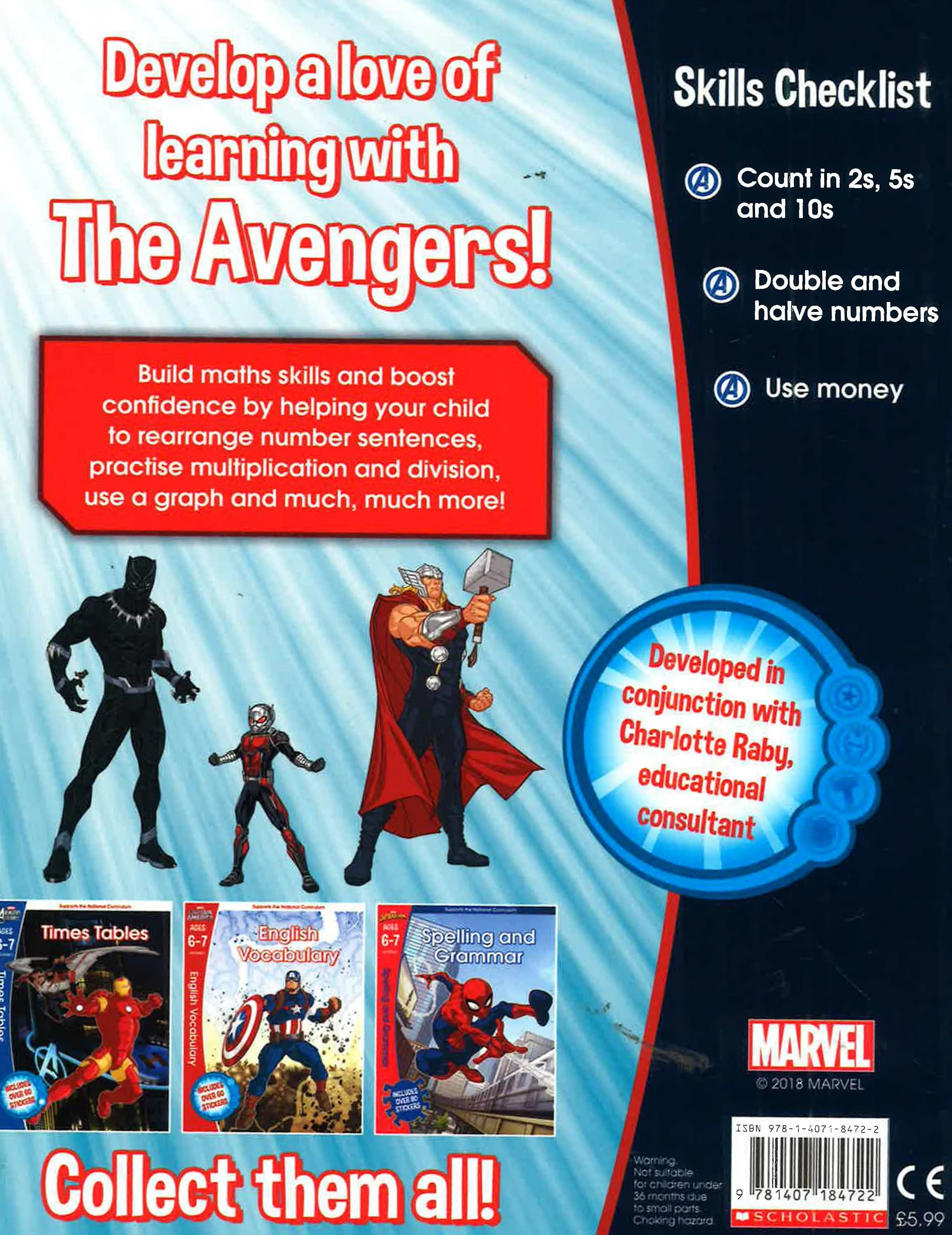 Avengers: Maths Practice (Ages 6 To 7)