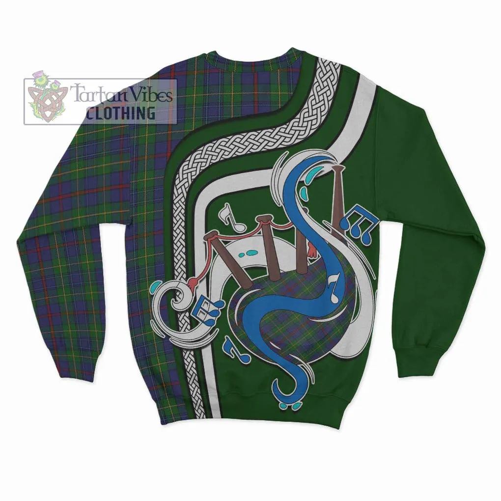 Bailey Tartan Sweatshirt with Epic Bagpipe Style