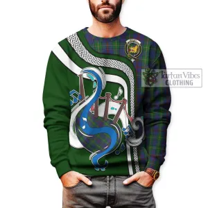 Bailey Tartan Sweatshirt with Epic Bagpipe Style