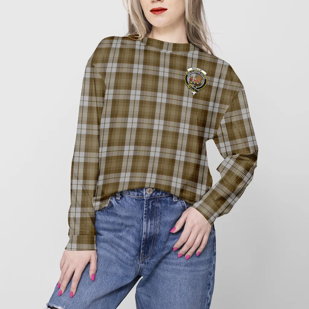 Baillie Dress Tartan Sweatshirt with Family Crest