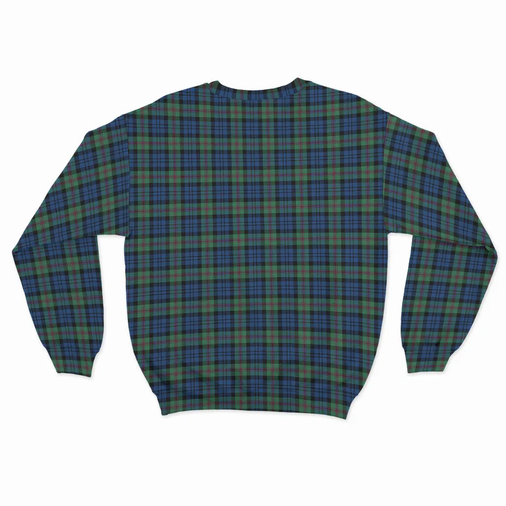 Baird Ancient Tartan Sweatshirt with Family Crest