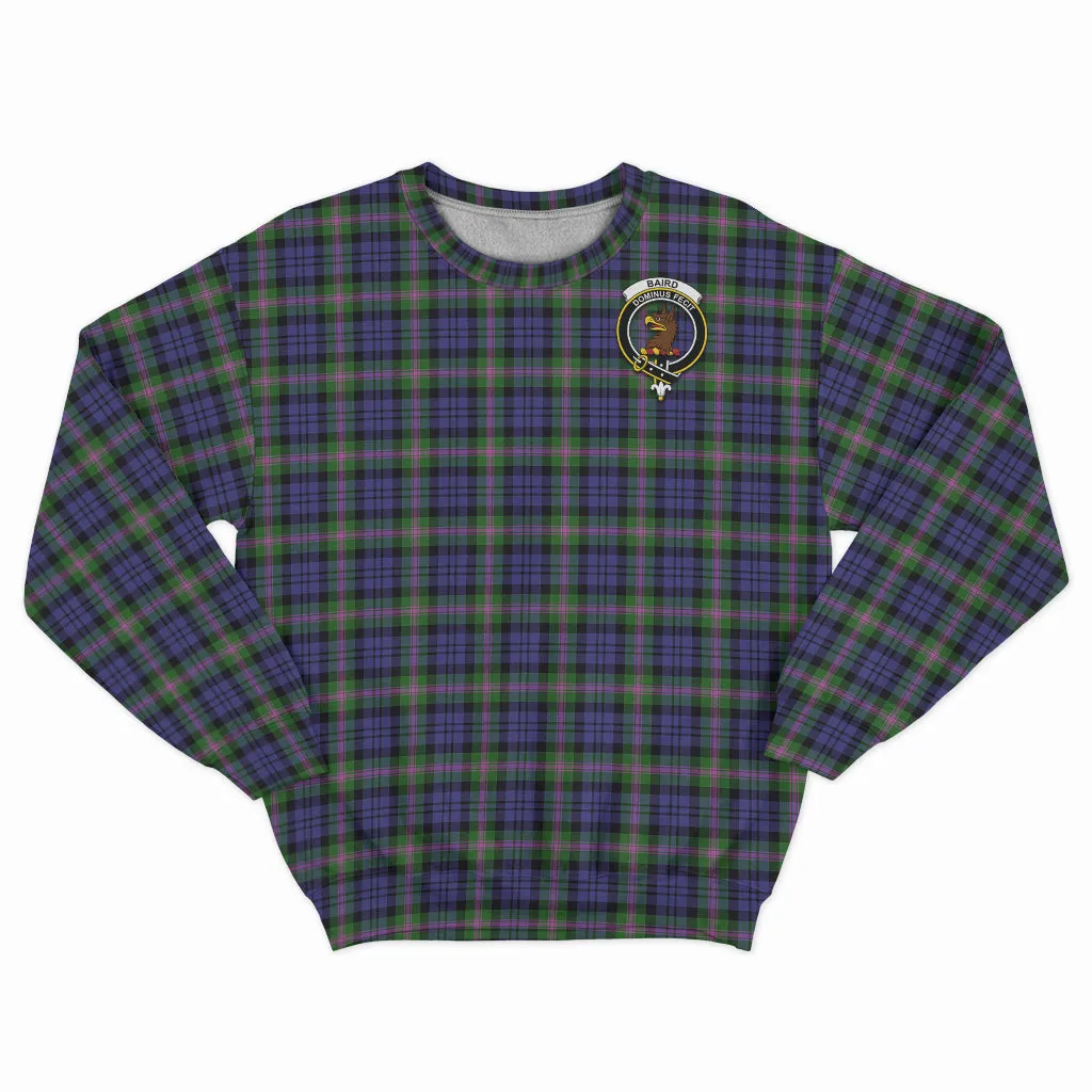 Baird Modern Tartan Sweatshirt with Family Crest