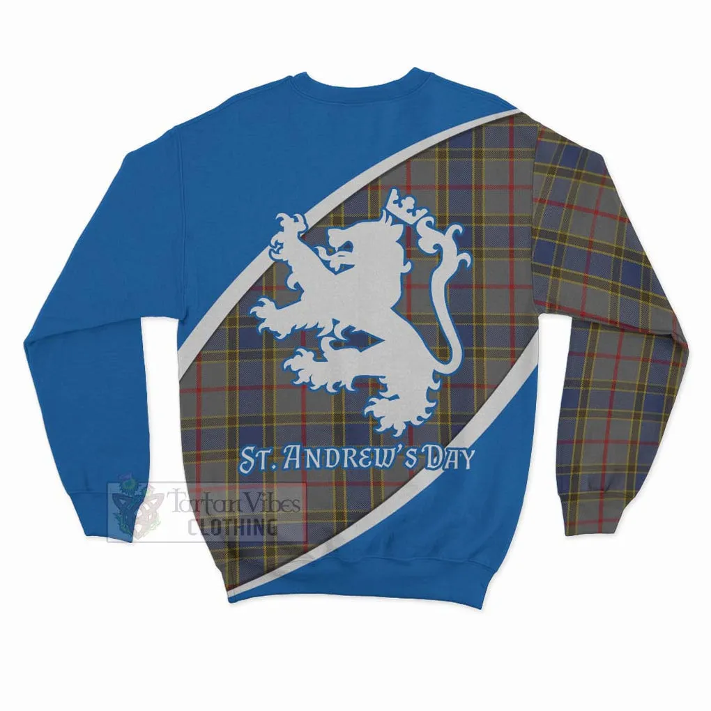 Balfour Family Crest Tartan Sweatshirt Celebrate Saint Andrew's Day in Style