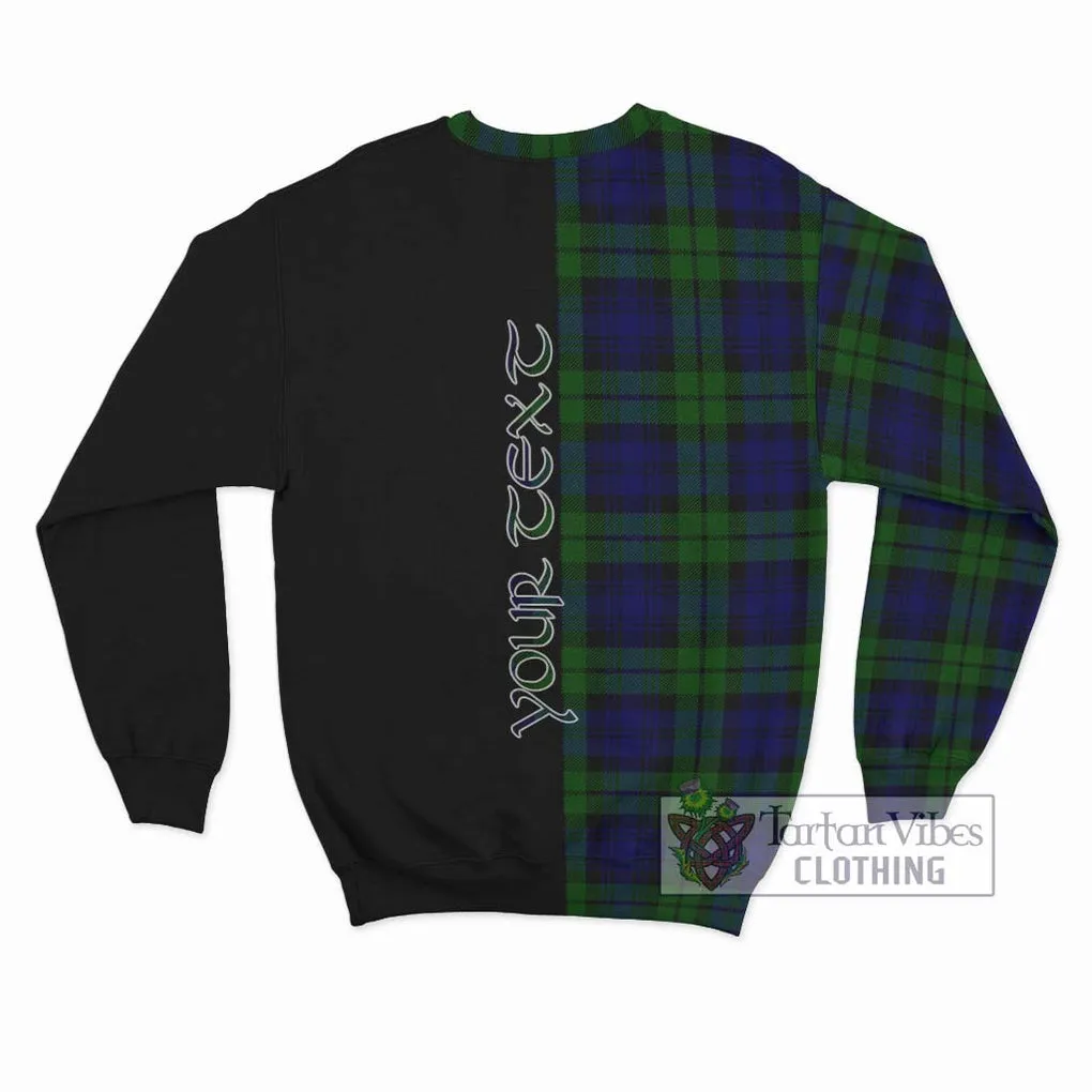 Bannatyne Tartan Sweatshirt with Family Crest and Half Of Me Style