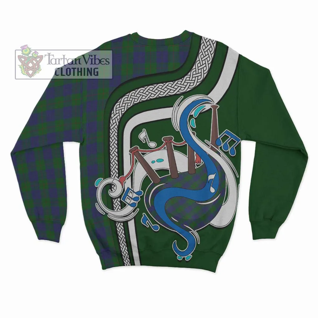 Barclay Tartan Sweatshirt with Epic Bagpipe Style