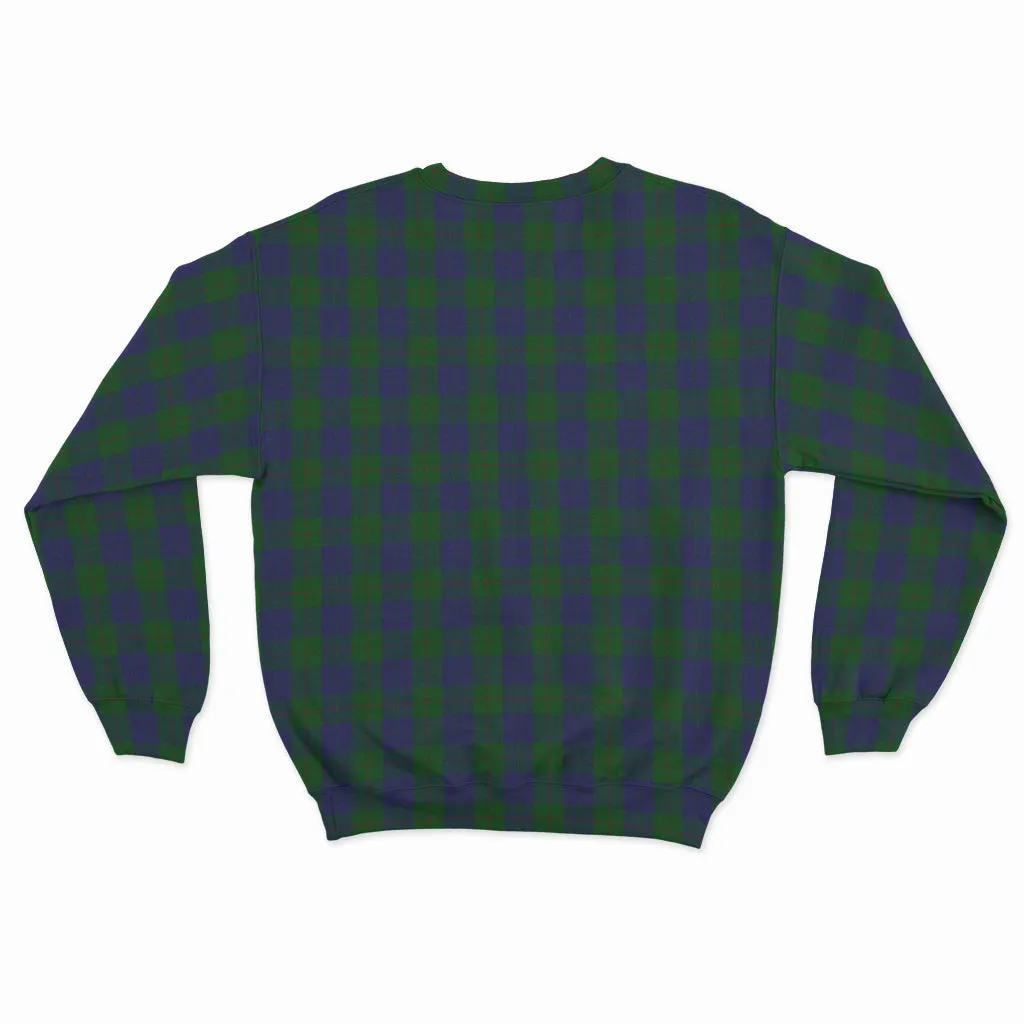 Barclay Tartan Sweatshirt with Family Crest