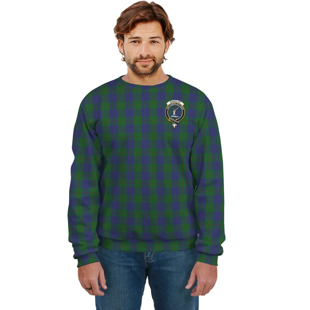 Barclay Tartan Sweatshirt with Family Crest