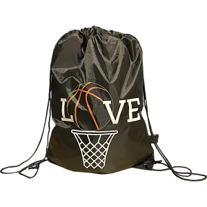 Basketball Cinch Sack Drawstring Bag