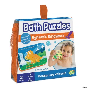 Bath Puzzle: Dynamic Dinosaurs