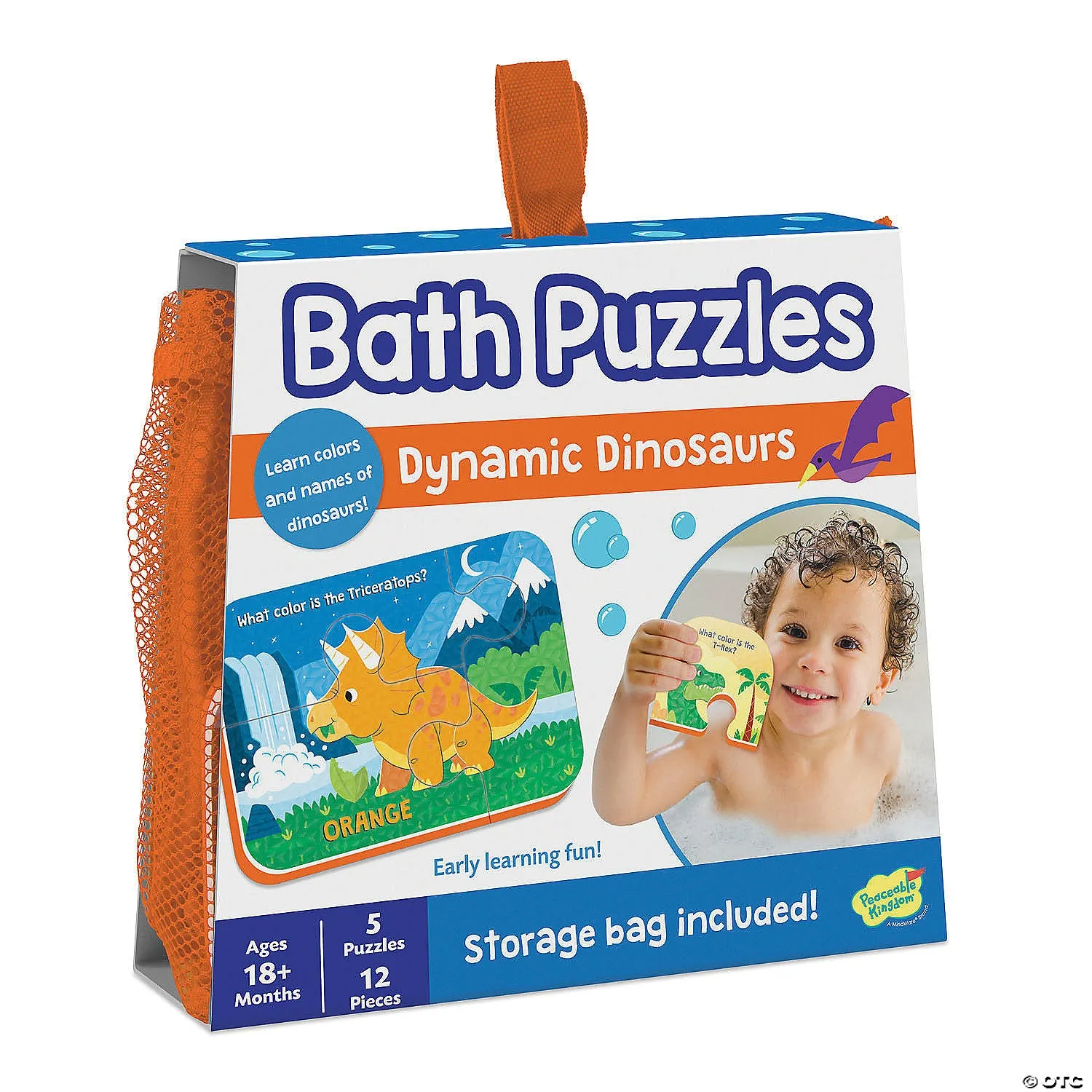 Bath Puzzle: Dynamic Dinosaurs